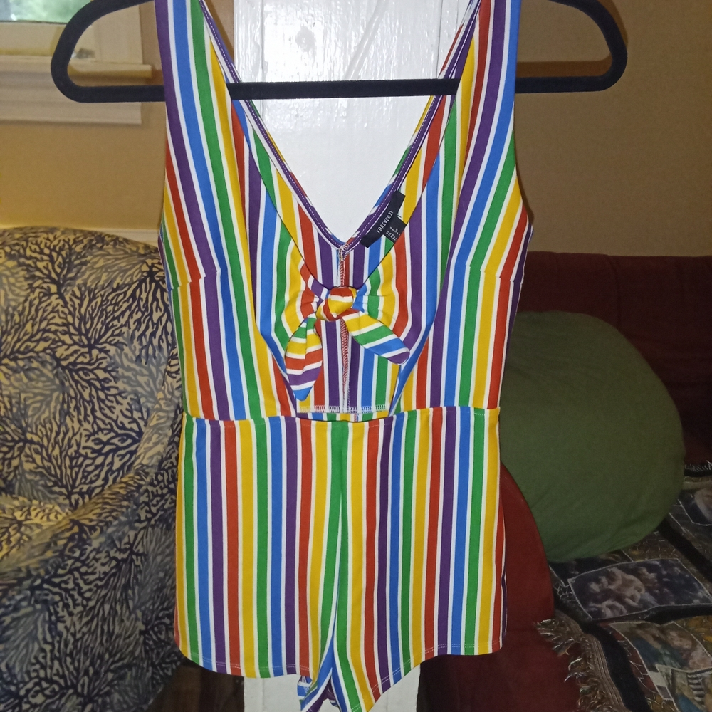 Forever 21 Rainbow Romper